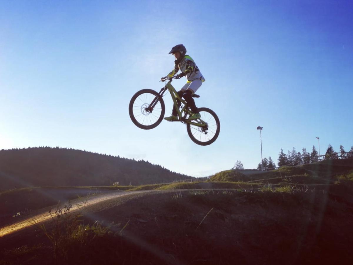 Bergkristall Direkt Am Bikepark Und Skigebiet, 2 Schlafzimmer, Terrasse, Abschliessbarer Keller Winterberg Luaran gambar